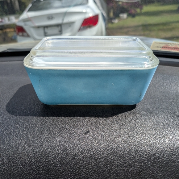 Pyrex Other - Vintage Blue Glass Storage Container